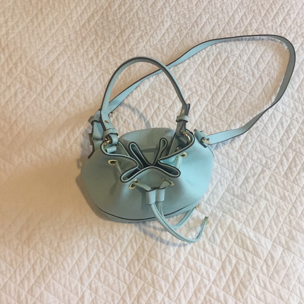 Merona mint leather pullstring bag - Picture 2 of 10